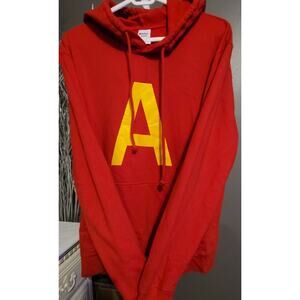 "A" Hoodie Sweatshirt Symbolize Alvin And The Chipmunks Men Size L Unisex